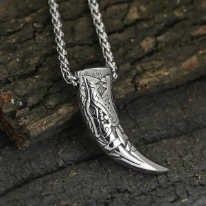Collier Viking "Croc Sacré du Clan"