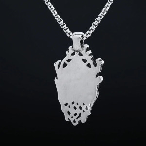 Vue Arrierre Collier Viking "Rune de Foudre des Anciens"