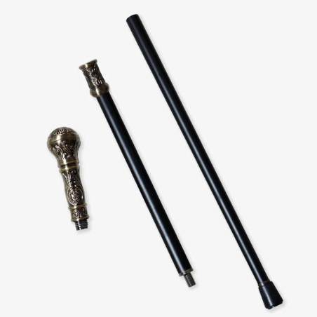 Details Canne Gothique Baroque - Sceptre des Ombres Anciennes