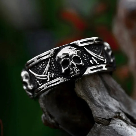 Avant Bague Pirate "La Marque Noire"