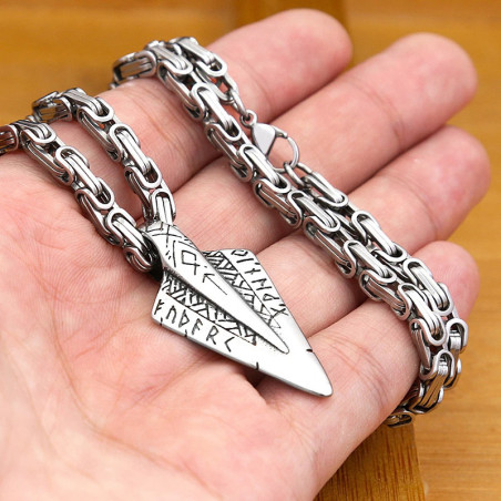 Collier Viking - Pointe Runique des Anciens