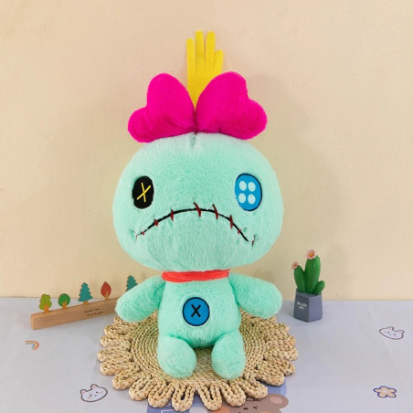 Peluche Gotht "Poupée Vaudou Scrump Macabre" Couleur Vert