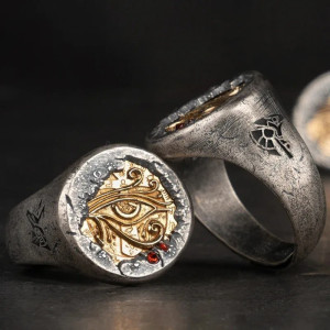 Bague Œil d’Horus "Protection Ancestrale" - Argent Sterling 925 !