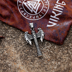 Collier Viking "Hache Totémique du Clan"