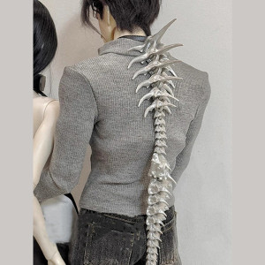 Collier Gothique "Colonne Vertébrale Profanée" Modele 1