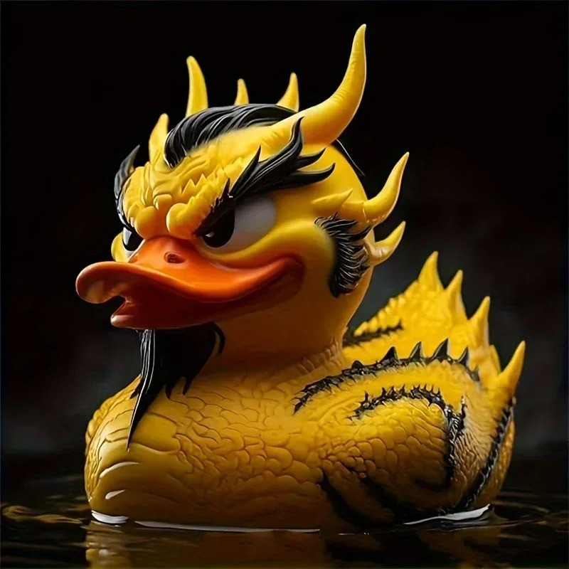 Canard de Bain Tête de Mort "Canard Dragon Impérial"