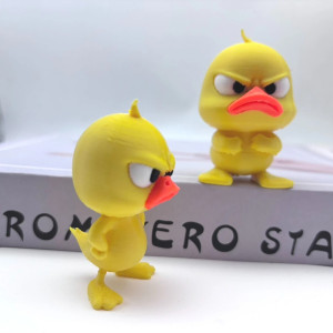 Vue de face Canard de Bain "Canard Outlaw en Colère"