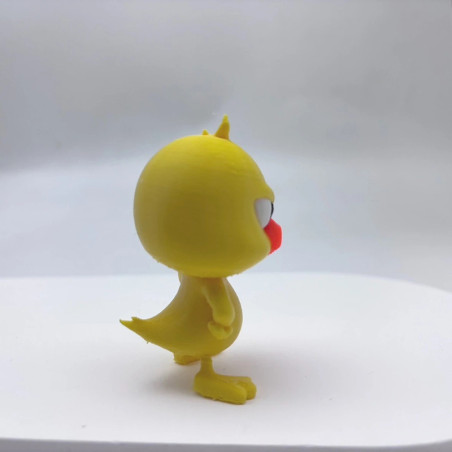 Vue Laterale Canard de Bain "Canard Outlaw en Colère"