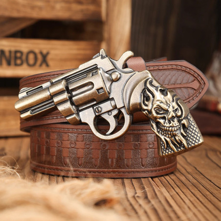 Ceinture Western "Desperado Ghost Rider" Modele 1