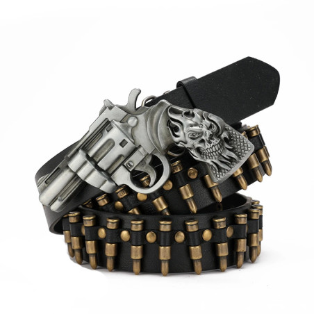 Ceinture Western "Desperado Ghost Rider" Modele 3