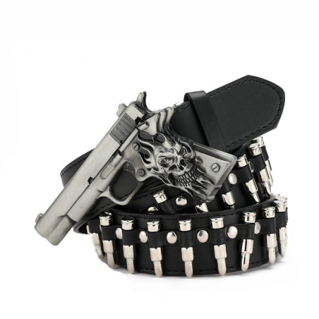 Ceinture Western "Desperado Ghost Rider" Modele 4