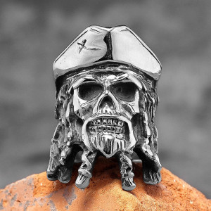 Avant Bague Pirate - Capitaine Skull