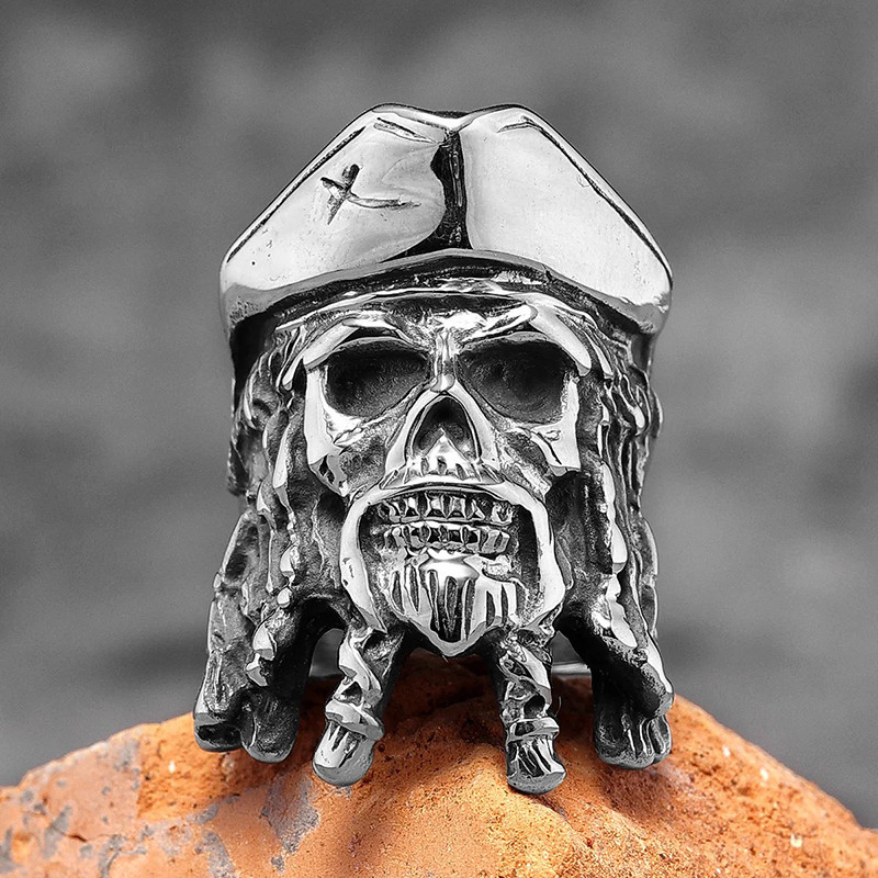 Avant Bague Pirate - Capitaine Skull