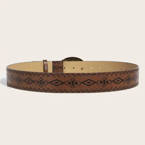 Vue Arrierre Ceinture Tête de Mort "Sabres Croisés"