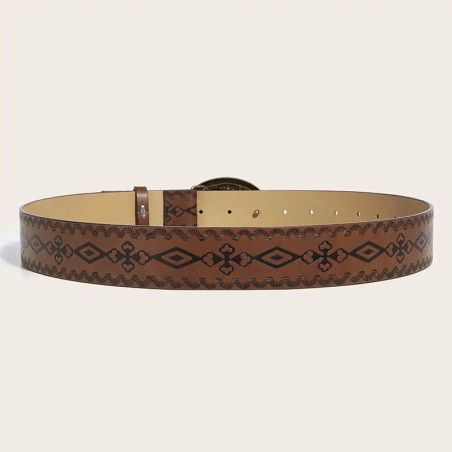Vue Arrierre Ceinture Tête de Mort "Sabres Croisés"
