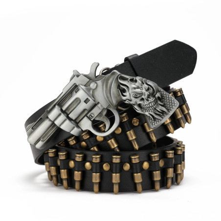 Détails de la Ceinture Western Desperado Ghost Rider Modele 3