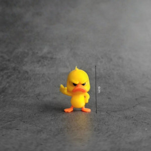 Dimensions Canard de Bain - Canard  Grincheux "Talk to the Hand"