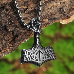 Avant Collier Viking Marteau de Týr