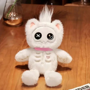 Peluche Tête de Mort "Chat Squelette Shadow" Modele 2