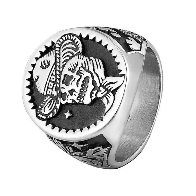 Bague Tête de Mort “Crâne du Bandit Hors-la-Loi”