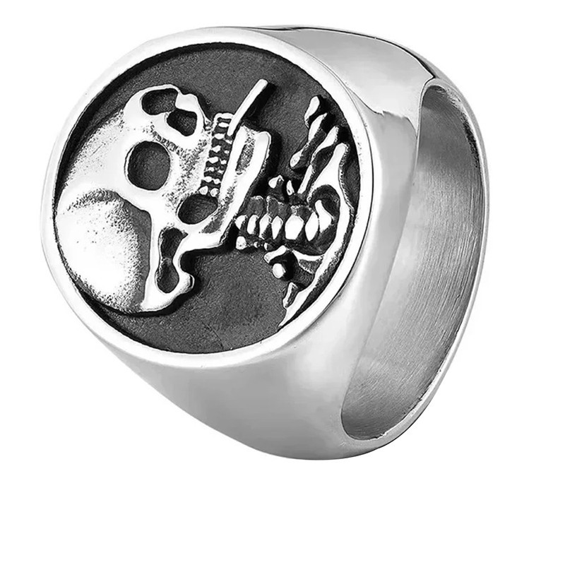 Bague Tête de Mort “Vanité en Miroir”