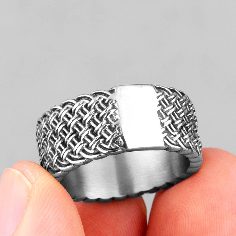 Bague Rock “Maille Indomptable”