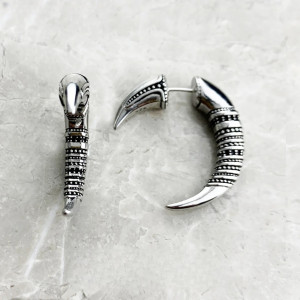 Boucles d’Oreilles Viking Griffes du Berserker - Argent Sterling 925