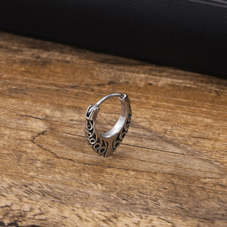 Boucles d’Oreilles Viking "Runes du Clan"