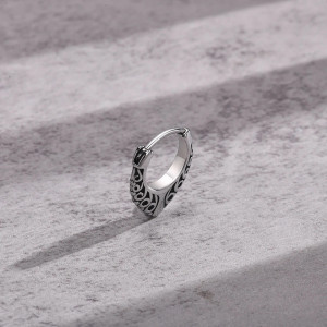 Avant Boucles d’Oreilles Viking "Runes du Clan"