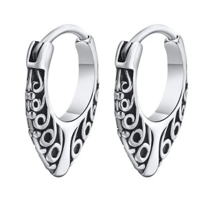Vue Generale Boucles d’Oreilles Viking "Runes du Clan"