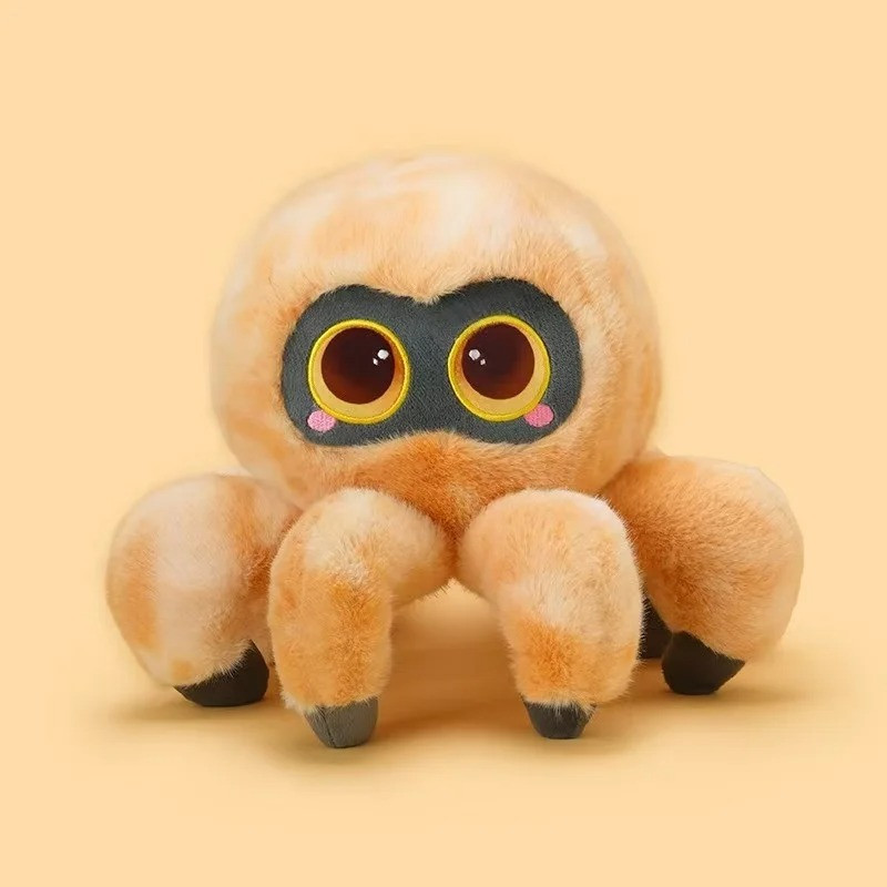 Peluche Gothique Bébé Araignée Couleur Orange