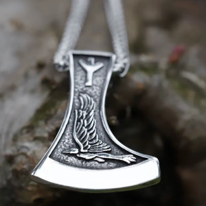 Magnifique Collier Viking Odal Ancestral