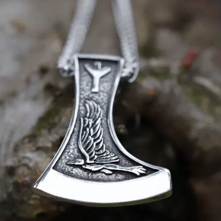 Magnifique Collier Viking Odal Ancestral