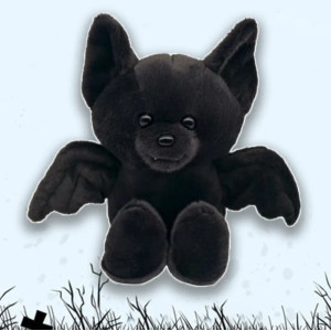 magnifique Peluche Gothique Mignonne Chauve-Souris - 30 cm