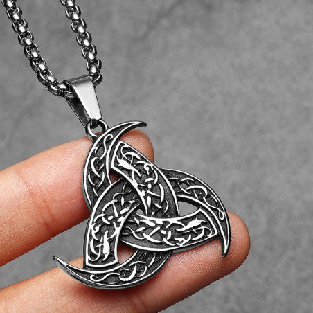 Avant Collier Viking Triskèle de Sagesse
