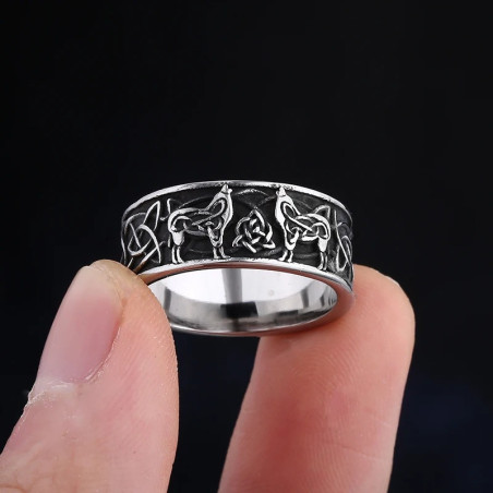 Bague Viking - Meute des Loups Nordiques