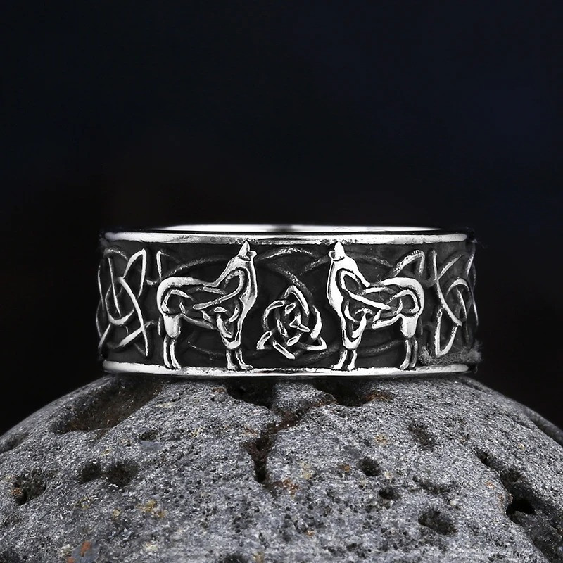Avant Bague Viking - Meute des Loups Nordiques