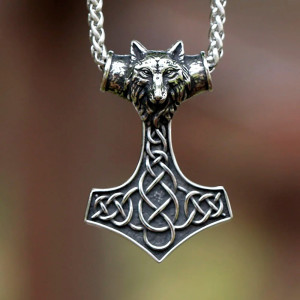 Collier Viking Marteau du Loup Alpha