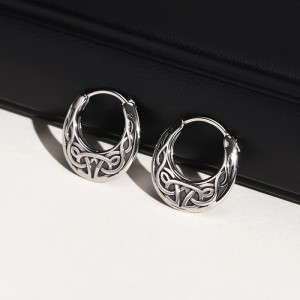 Boucles d’Oreilles Viking "Nœud des Nornes"
