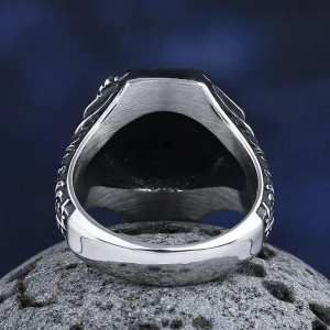 Vue Arrierre Bague Aigle Impérial