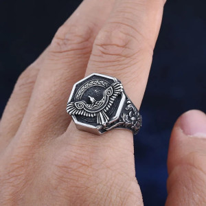 Vue Portee Bague Aigle Impérial