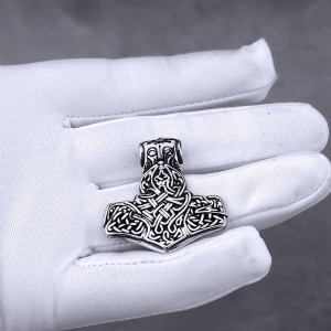 Collier Viking Mjölnir du Haut-Roi