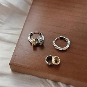 Vue complète des Boucles d’Oreilles Viking Jörmungandr