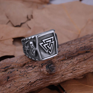 Bague Viking Valknut d’Odin
