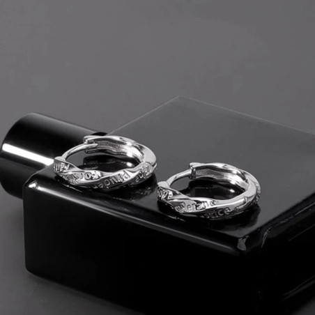Boucles d’Oreilles Rock "Anneaux Underground"