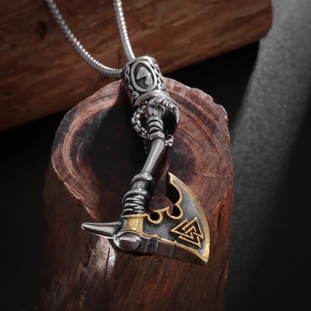 Collier Viking - Hache des Guerriers du Nord