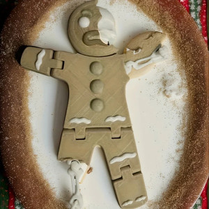 Avant Figurine Tête de Mort Petit Biscuit "Gingerbread Horror Articulated"
