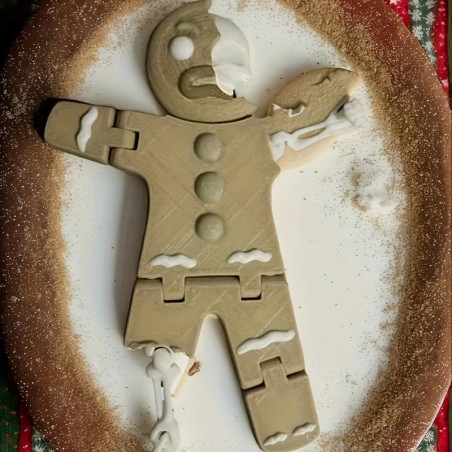 Avant Figurine Tête de Mort Petit Biscuit "Gingerbread Horror Articulated"