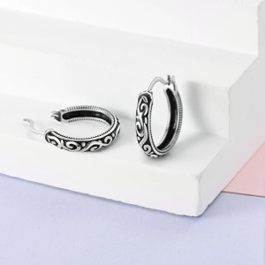 Boucles d’Oreilles Viking "Cercles Entrelacs Ancestraux"