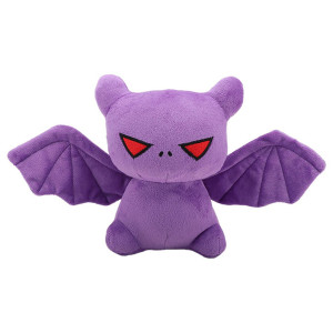 Avant Peluche Gothique Chauve-Souris "Gardienne Pourpre des Nuits"
